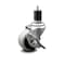 Service Caster 2 Inch Thermoplastic Rubber Wheel 1-7/8 Inch Expanding Stem Caster with Brake SCC-EX05S210-TPRS-SLB-178 - alternate 1